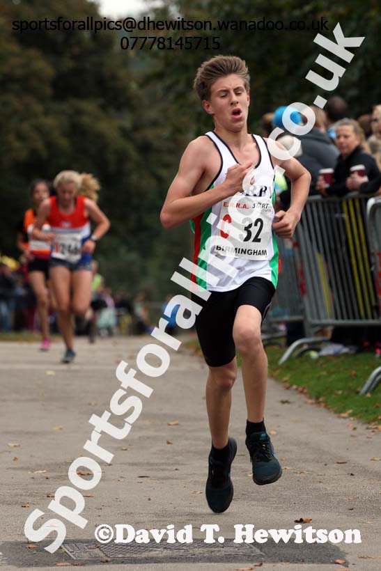 Boys under-15s ERRA Road Relays, Sutton Coldifield, Birmingham. Photo: David T. Hewitson/Sports for All Pics